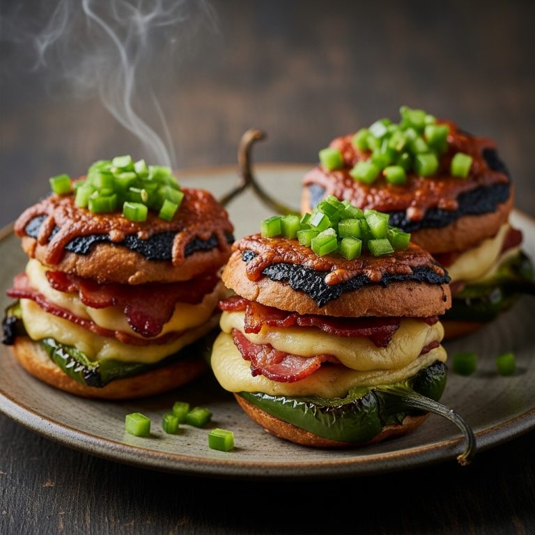 Smoky Triple-Layer Jalapeño Poppers